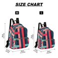 thumbnail image 2 of FORMRS Mini Backpack Purse for Women Travel Daypack Casual Shoulder Bag, Navy Blue Stripes, 2 of 7