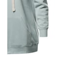 thumbnail image 4 of A2Y Women's Relax Fit Long Sleeve Kangaroo Pockets Hoodie Sweatshirts Light Grey L, 4 of 6