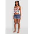 thumbnail image 4 of Womens Boho Crochet Sleeveless V-Neck Crop Top, 4 of 5
