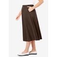 thumbnail image 4 of Woman Within Plus Size 7-Day Knit A-Line Skirt, 4 of 6