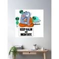 thumbnail image 2 of Keep Calm And Meitate 30 Poster Wall Art, Modern Wall Decor For Living Room Bedroom, 24x24 UNFRAMED, 2 of 3