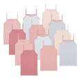 thumbnail image 1 of Buyless Fashion Camisoles Sans Étiquette pour Filles, Encolure Dégagée, Débardeurs en Coton avec Garniture et Bretelles (Lot de 12), 1 of 8