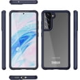 thumbnail image 2 of CaseBorne ArmadilloTek S Case Compatible with Samsung Galaxy S21 FE 5G Case, Translucent Matte Hard Back & Soft Edge - Matte Navy, 2 of 4