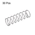 thumbnail image 2 of Unique Bargains 5mmx0.4mmx15mm 304 Stainless Steel Compression Spring 2N Load Capacity 30 pcs, 2 of 5