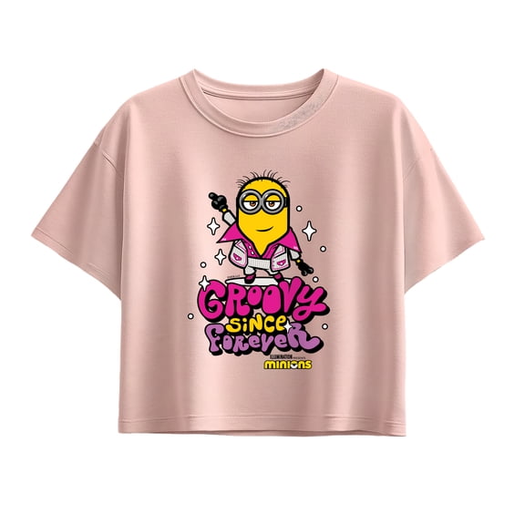Despicable Me - Groovy Since Forever Short Sleeve Boxy Graphic T-Shirt