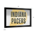 thumbnail image 2 of Indiana Pacers Fade Ready-To-Hang Black Framed Wall Mirror, 2 of 4