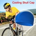 thumbnail image 4 of Hukapapa 2 Piezas Forro para Casco Gorros con Calavera Gorro Que Absorbe el Sudor Gorros para Correr Gorros con Calavera para Ciclismo para Hombres y MujeresNegro + Azul Real, 4 of 8