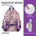 thumbnail image 5 of Botanical Garden Print Toddler Backpack Spacious Durable School Backpack with Chest Strap Adjustable Shoulder Straps for Daily Use, 5 of 6