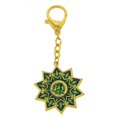 thumbnail image 1 of Feng Shui Green Tara Protection Wheel Brooch Keychain W4134, 1 of 4