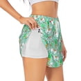 thumbnail image 3 of Lsque Cute Alpaca 1 Printed Women's Running Shorts with Liner Pockets,Elastic Quick Dry Workout Athletic Gym Yoga Shorts,Womens High Waist Shorts-Large, 3 of 9