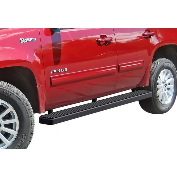 2000-2019 Chevy Tahoe(Excl. 04-07 Z71) 2000-2019 GMC Yukon 1500(Excl. XL/ Z71/ Denali) 2001-2017 Cadillac Escalade(Excl. ESV/EXT) Black Finish 6 Inch Door to Door Side Bar Side Step Running Board