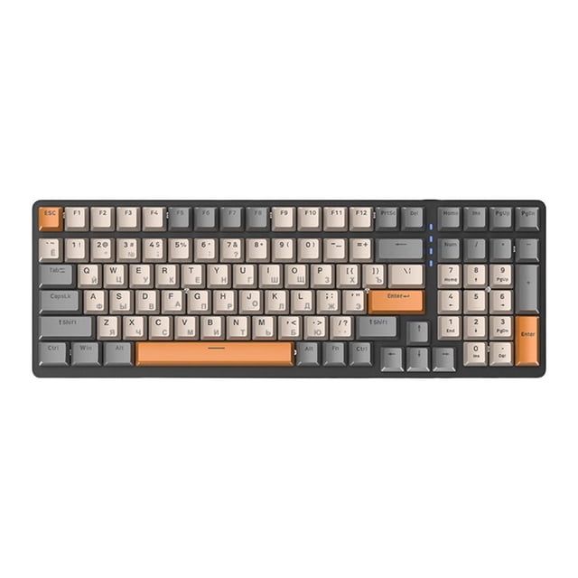 Clavier Mécanique Russe Rétroéclairé Prise et Interface C Durable pour PC Style Gamer C