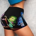 thumbnail image 4 of Lsque inside out 2 Pattern High Waisted Biker Shorts for Women-Tummy Control Fitness Athletic Workout Running Yoga Gym Shorts,Moisture-Wicking-XX-Large, 4 of 9