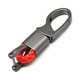 thumbnail image 1 of Llavero de cuero Sowist para Llaves de Coche con anillo en D Giratorio de 360 Grados color rojo, 1 of 3