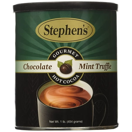 Stephen's Gourmet Hot Cocoa, Chocolate Mint Truffle - 1 lb. Canister