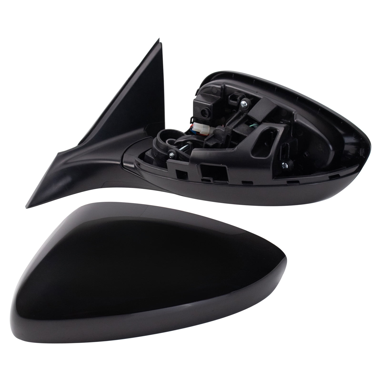 TRQ Driver Side Power Heated Mirror Paint to Match Blind Spot Fits 2023 Honda Accord EX HO1320356