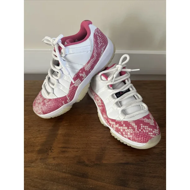 Ni - ke Ni - ke Air Jordan 11 Retro Low Pink Snakeskin Women's Size 7