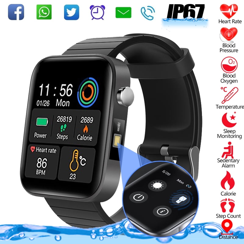 XHBYG Smart Bracelet Smart Wristband Sleep Monitor Bracelet Pedometer Fitness Tracker Call SMS Reminder Smart Band 