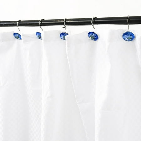 blue shower curtain walmart