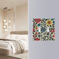 thumbnail image 4 of Yayeee Toggle Light Switch Wall Plate 3-Gang 6.37"x4.48" Decorative Outlet Cover, Vibrant Floral, 4 of 7