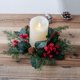 thumbnail image 3 of Xihbxyly Corona Navideña con Velas, Decoración de Mesa con Aromaterapia, Centro de Mesa Navideño, Decoración Versátil para El Hogar, Regalo Ideal para La Familia, 28 Cm de Diámetro., 3 of 6