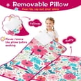 thumbnail image 3 of Pioneer Flower Floral Print Pattern Toddler Nap Mats for Kids Preschool,Sleeping Mat Bag or Kids,Toddler Sleeping Bag,Toddler Nap Mat or Daycare, 3 of 6