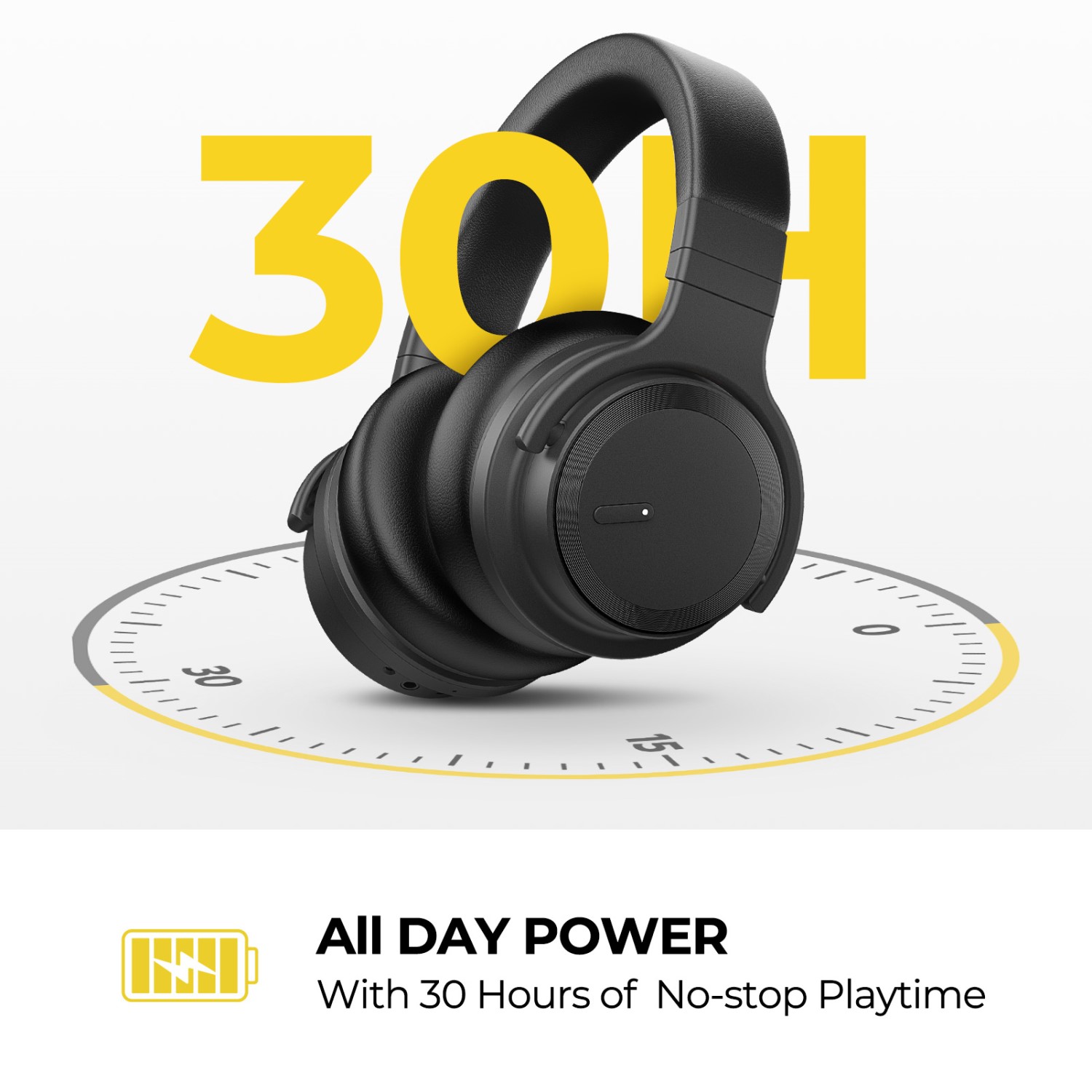 Swfoer Active Noise Cancelling Wireless Over-Ear Headphones photo 5