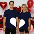 thumbnail image 2 of CAIXIA His and Hers Matching Shirts for Couples, Valentine's Day Matching T Shirts, Anniversary Shirts For Married Couples, 2 of 5