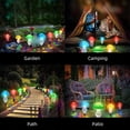 thumbnail image 4 of Solar Mushroom String Lights for Outside 6 Pack 6 LED Solar Pathway Lights Outdoor Waterproof for Fence Patio Yard Decorative with 8 Lighting Modes, 4 of 5