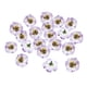 thumbnail image 5 of 20 Piezas de Cabezas de Flor de Tela Artificial Sunnimix para Manualidades Violeta Claro, 5 of 8