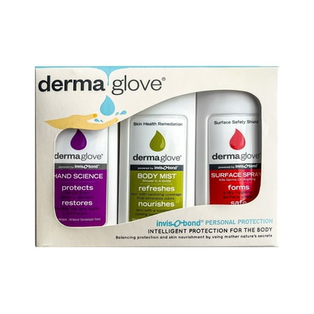 DERMAGLOVE® Personal Protection Custom Hygiene Box - Set of 3 Travel-Sized 2-oz Skincare Essentials | Hydrating, Moisturizing, and Nourishing | Ideal Gift for Everyone