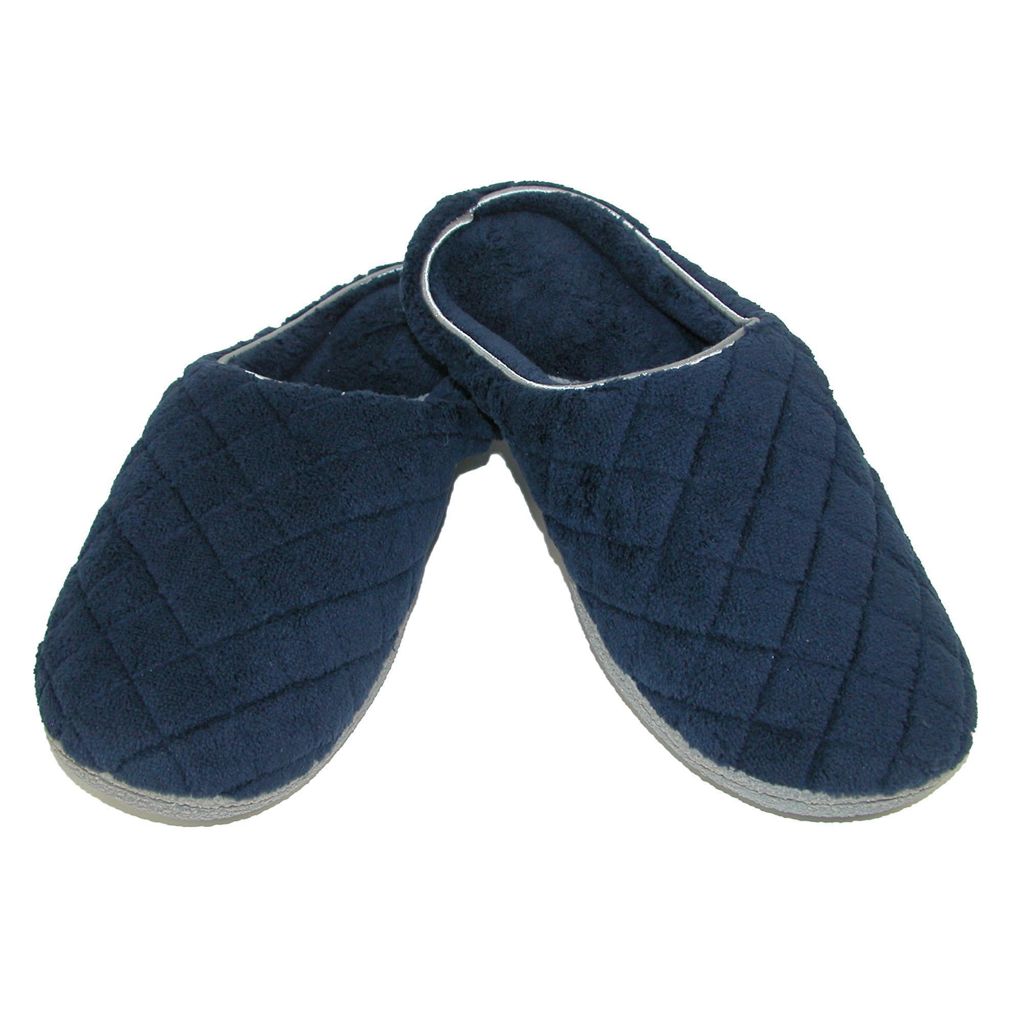 Dearfoams Women's Quilted Microfiber Terry Clog Slipper