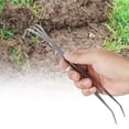 thumbnail image 3 of Bonsai Rake, 2-in-1 Stainless Steel Root Rake Bonsai Tweezers Soil Farming Tool with Ergonomical Handle, 3 of 7