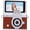 Brown, variant on Mini Keychain Digital Camera, Retro Flip Screen 720P Video Recorder, 1.47 Inch HD Screen with LED Fill Light for Travel Party Vlog