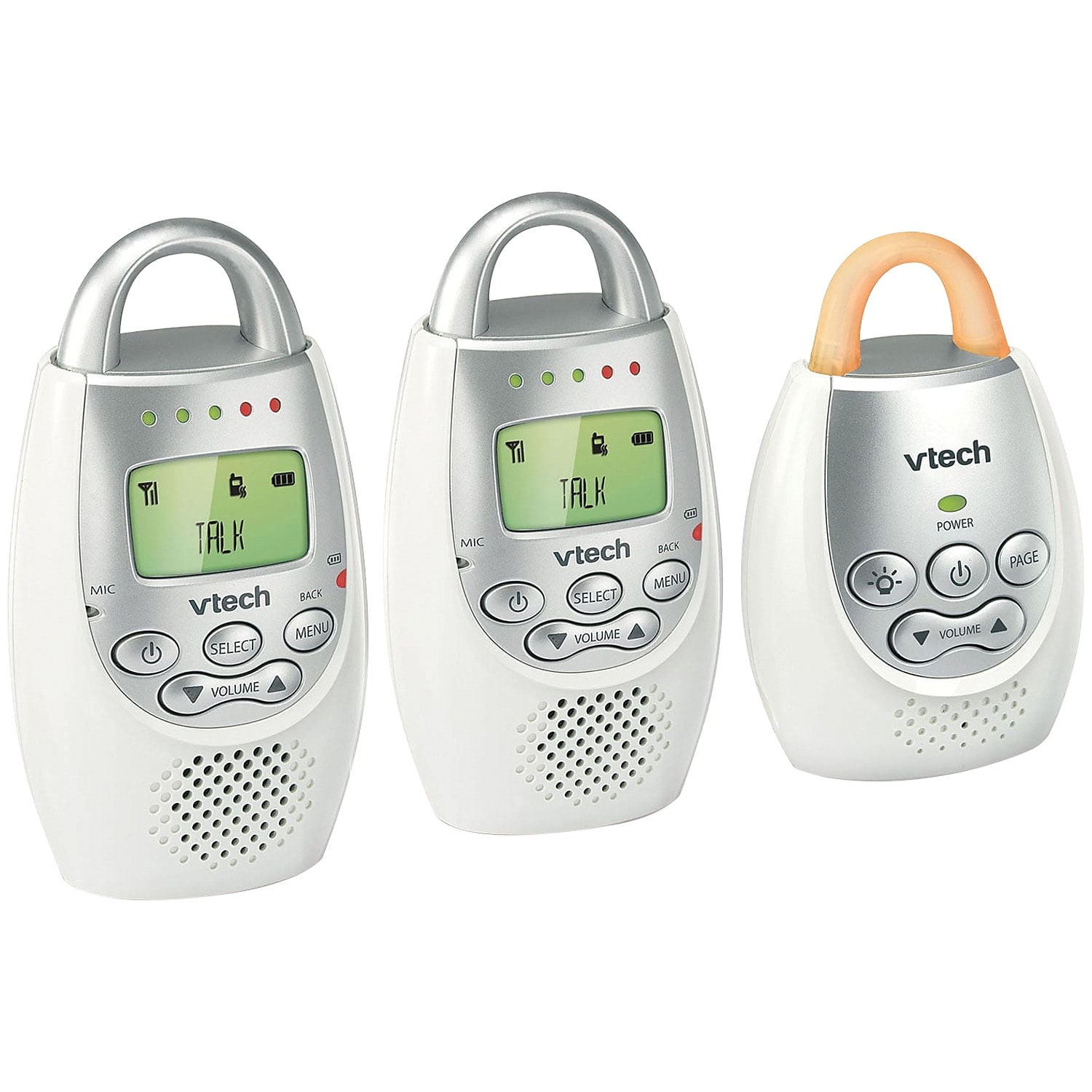 VTech DM221-2 Safe&Sound Digital Audio Baby Monitor with 2 Parent Units - image 3 of 4