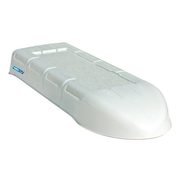 Camco Refrigerator Vent Cover - White, Plastic, Stainless Steel (42160)