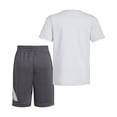 thumbnail image 2 of Adidas HALO BLUE Toddler Boys 2-pc. T-Shirt & Short Set, US 2T, 2 of 4