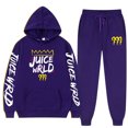 thumbnail image 1 of Nuevo rapero Juice Wrld mismo estilo sudadera traje suelto para hombres y mujeres Sudadera con capucha + pantalones de chándal, 1 of 5