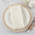 thumbnail image 4 of Saro Lifestyle Fringed Table Napkin (Set of 4), 4 of 4