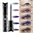 thumbnail image 2 of Washable Mascara Makeup, Eyes Makeup Color Mascara Waterproof Fast Dry Eyelashes, Volumizing Mascara(Black), 2 of 7