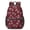 Football Outline Red, variant on Football Text Black Pattern 17" School Backpacks for Teens,Waterproof Oxford Fabric,S-Shape Padded Straps for School,Travel,Hiking,Camping