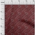 thumbnail image 2 of oneOone Cotton Cambric Maroon Fabric Abstracts Craft Projects Decor Fabric Printed By The Yard 42 Inch Wide, 2 of 5