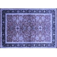 thumbnail image 1 of Ahgly Company Machine Washable Indoor Rectangle Oriental Blue Traditional Area Rugs, 8' x 10', 1 of 4