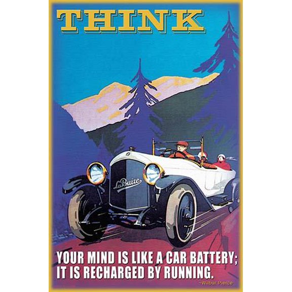 Think- Fine Art Canvas Print (20" x 30")