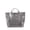 Gray, variant on Glossy Embossed Patent Leather Tote Bag, Large Capacity Top Handle Handbag, Waterproof Fashion Daily Shoulder Bag with Inner Pocket for Women, Work Office Travel Shopping