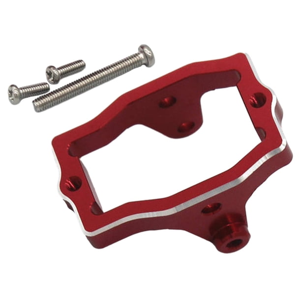 Soporte de servo RC, engranaje de dirección fijo para coche C8801 AX-8560 a escala 1:18 Rojo