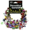 12 Ft Multicolored Star Garland