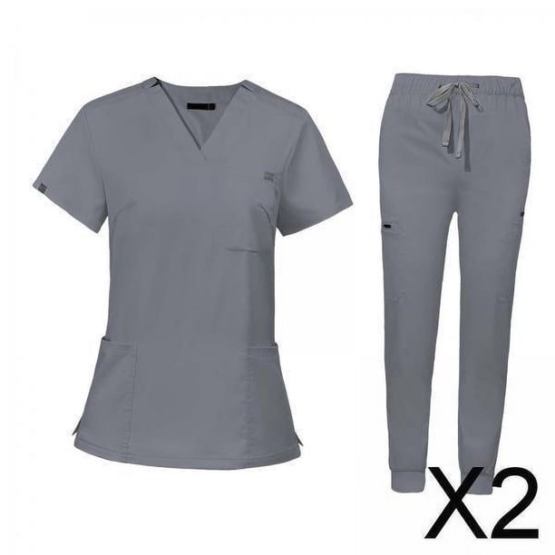 Uniforme de enfermera,Conjunto de uniforme de enfermera,pantalón largo,parte e inferior del uniforme,Traje de trabajo de enfermera para mujer,ropa de trabajo para spa y peluquería de