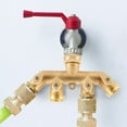 thumbnail image 4 of Hose Splitter, Sturdy  Ball Valve, for Drip Irrigation System Home lawn, 4 of 7
