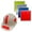 Blue, variant on 2W International RS-16 RO Reflective Helmet Stickers, Red Orange